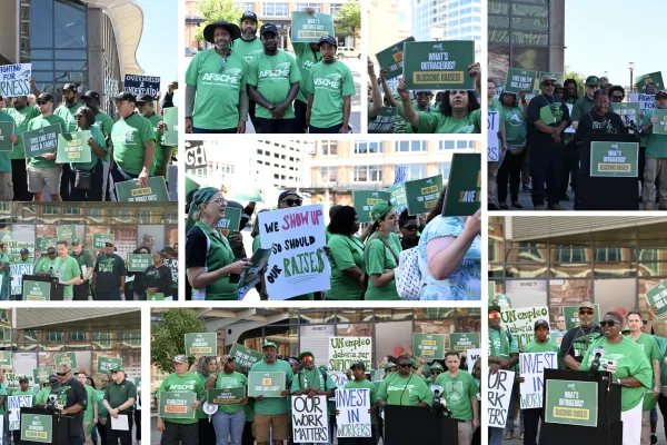Collage of USM workers